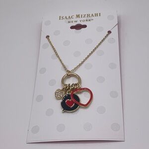 Isaac Mizrahi Gold Heart Necklace